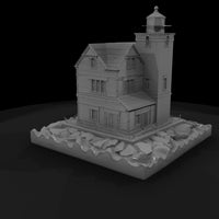 stylized_coastal_lighthouse_3d_model — thumbnail 3