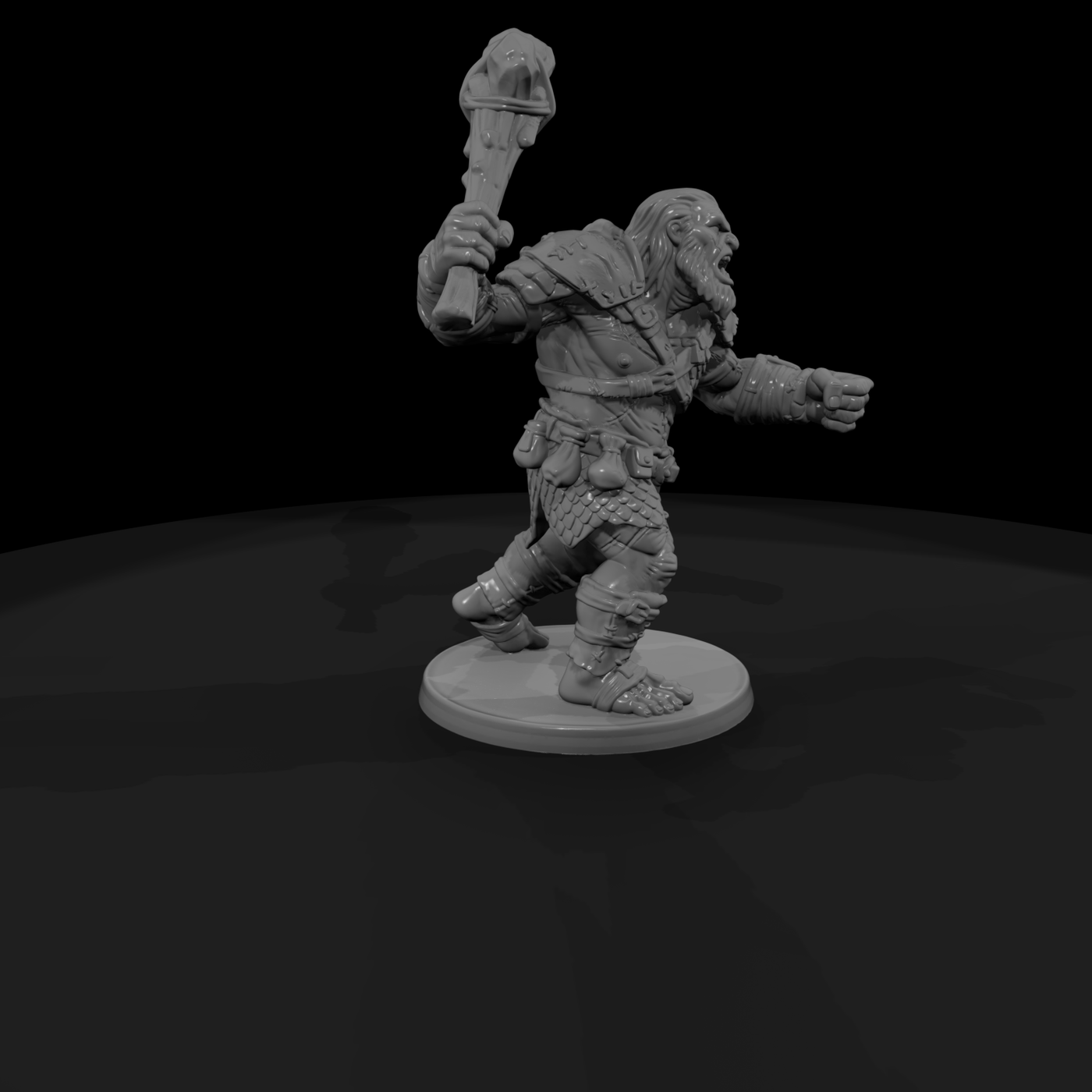 Hulking Ogre with Bone Club