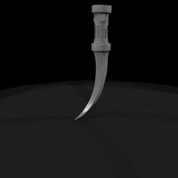 ornate-curved-fantasy-dagger-miniature-prop-468477 — thumbnail 4