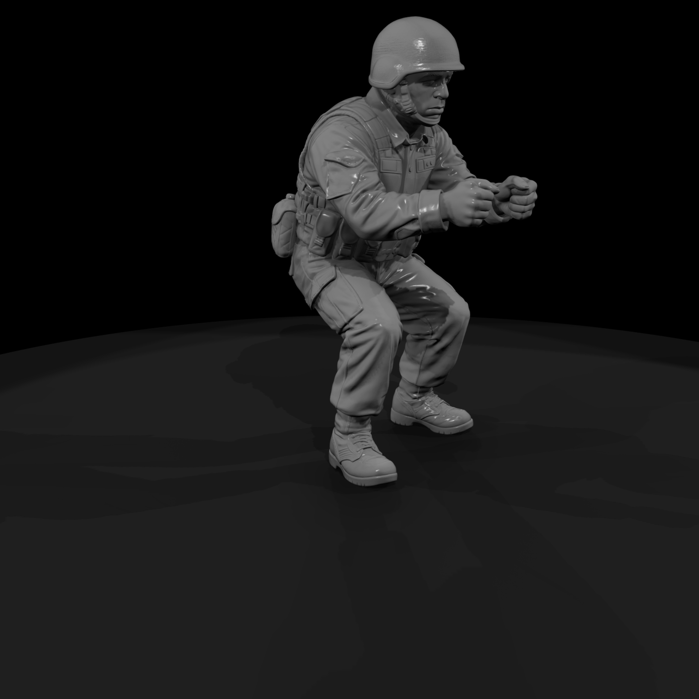 Mod Army 056 Modern U S Army Artillery Crewman Fig