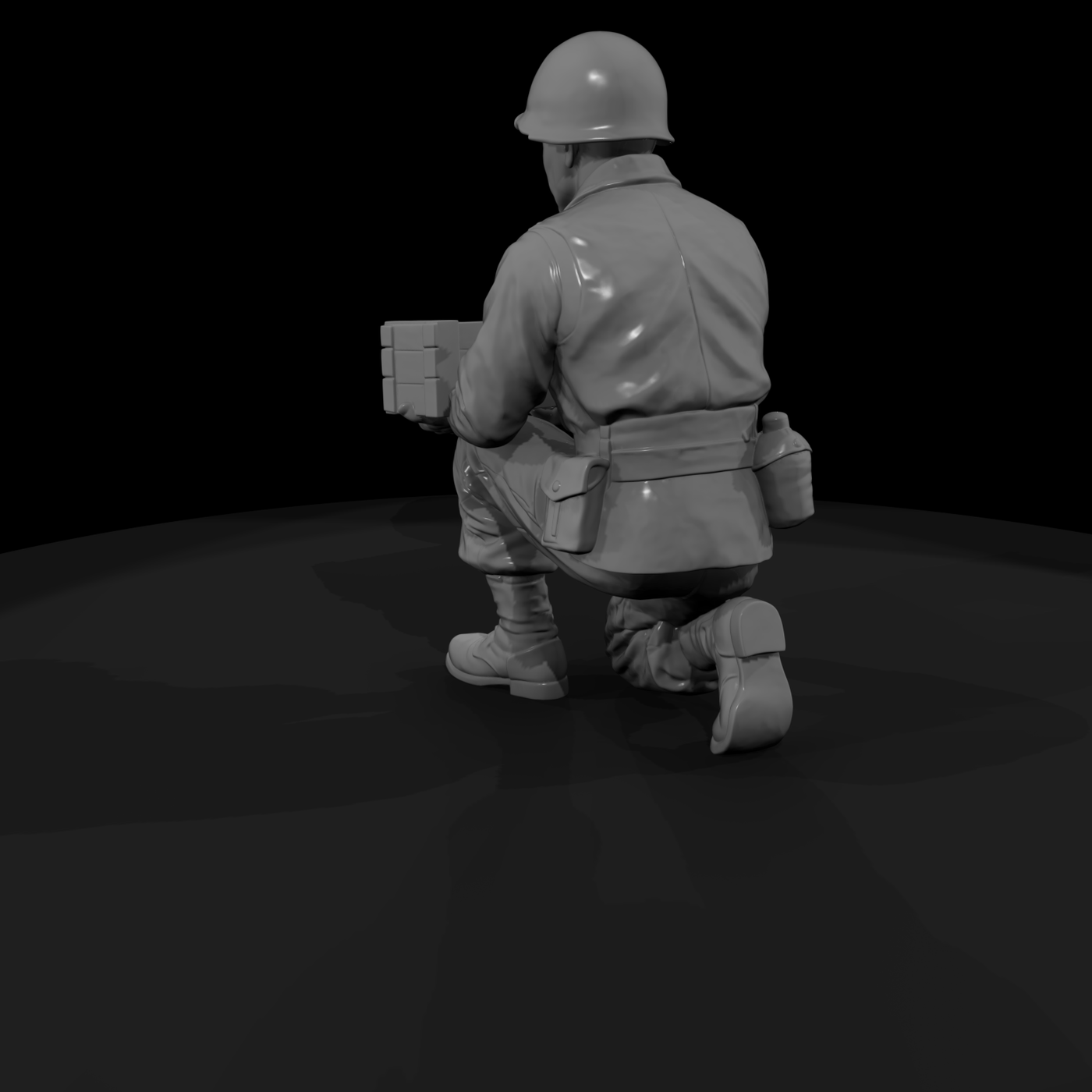 Ww2 Army 074 Wwii U S Army Supply Clerk Figure