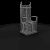 gothic-carved-royal-throne — thumbnail 4