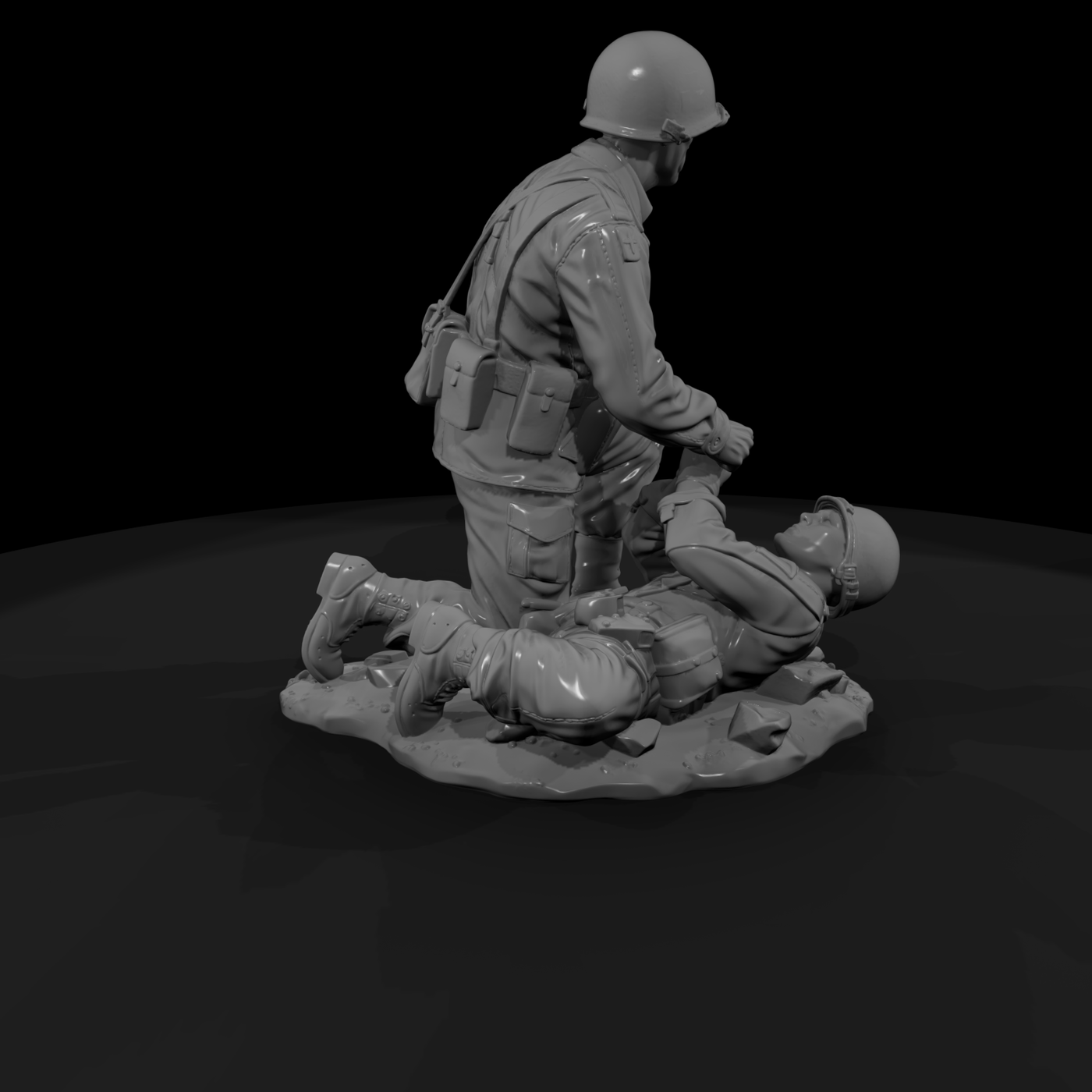 Ww2H 015 United States Army Combat Medic