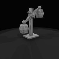 amusement-park-vertical-tower-ride-with-rotating-gondolas — thumbnail 3