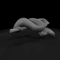 coiled-snake-on-branch-diorama-accent-452272 — thumbnail 4
