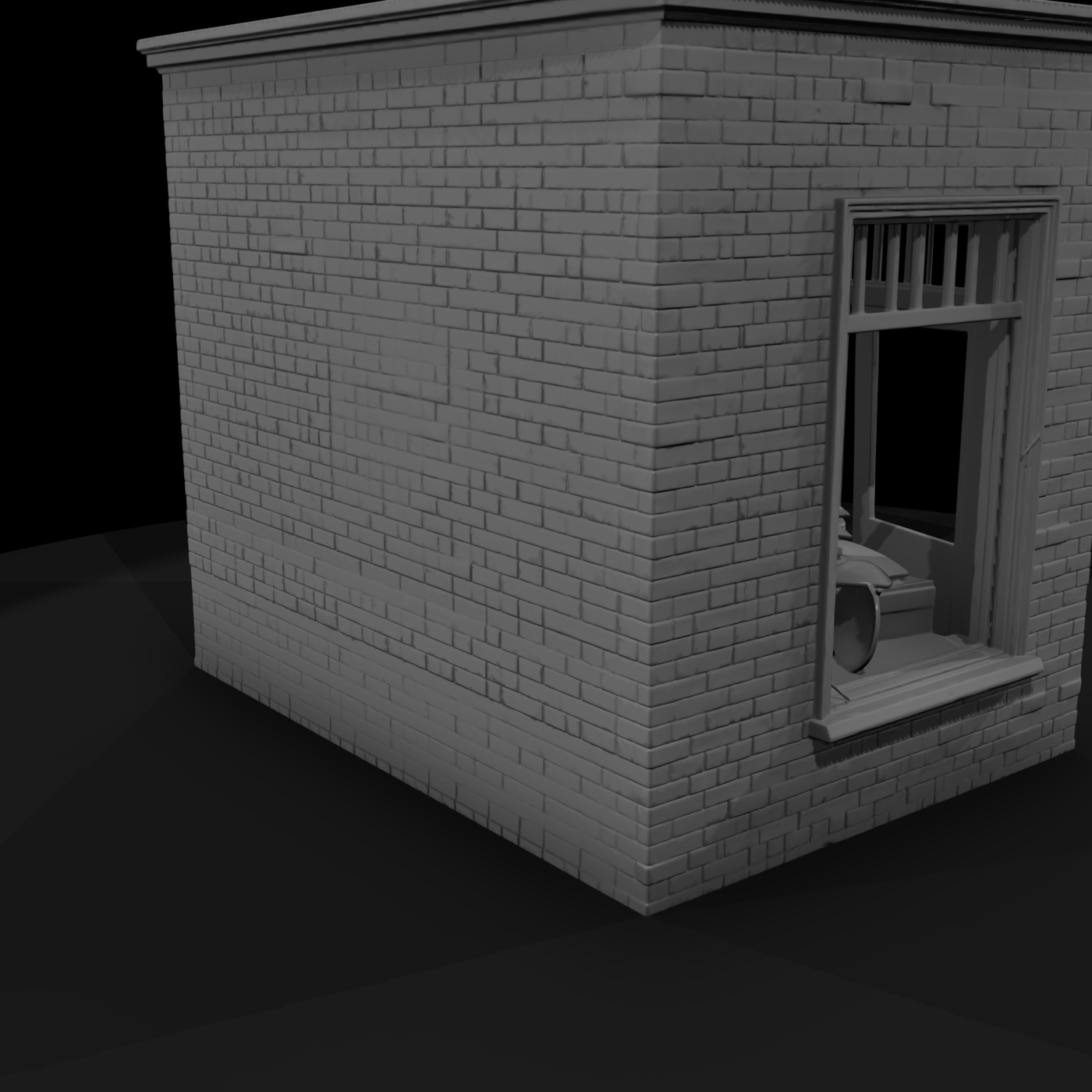 Ransacked Corner Office Storefront