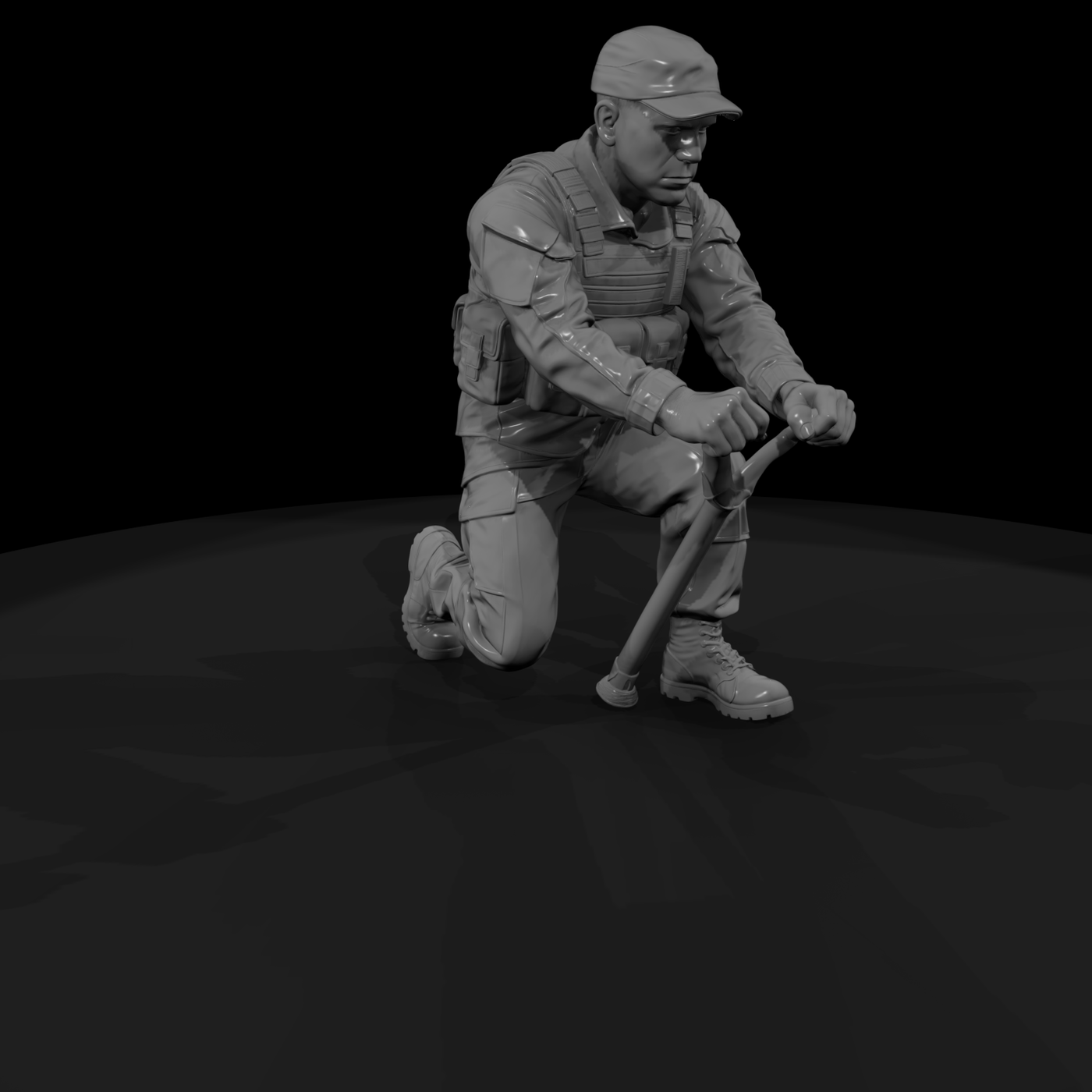 Mod Army 071 Modern U S Army Mortar Crewman Figure