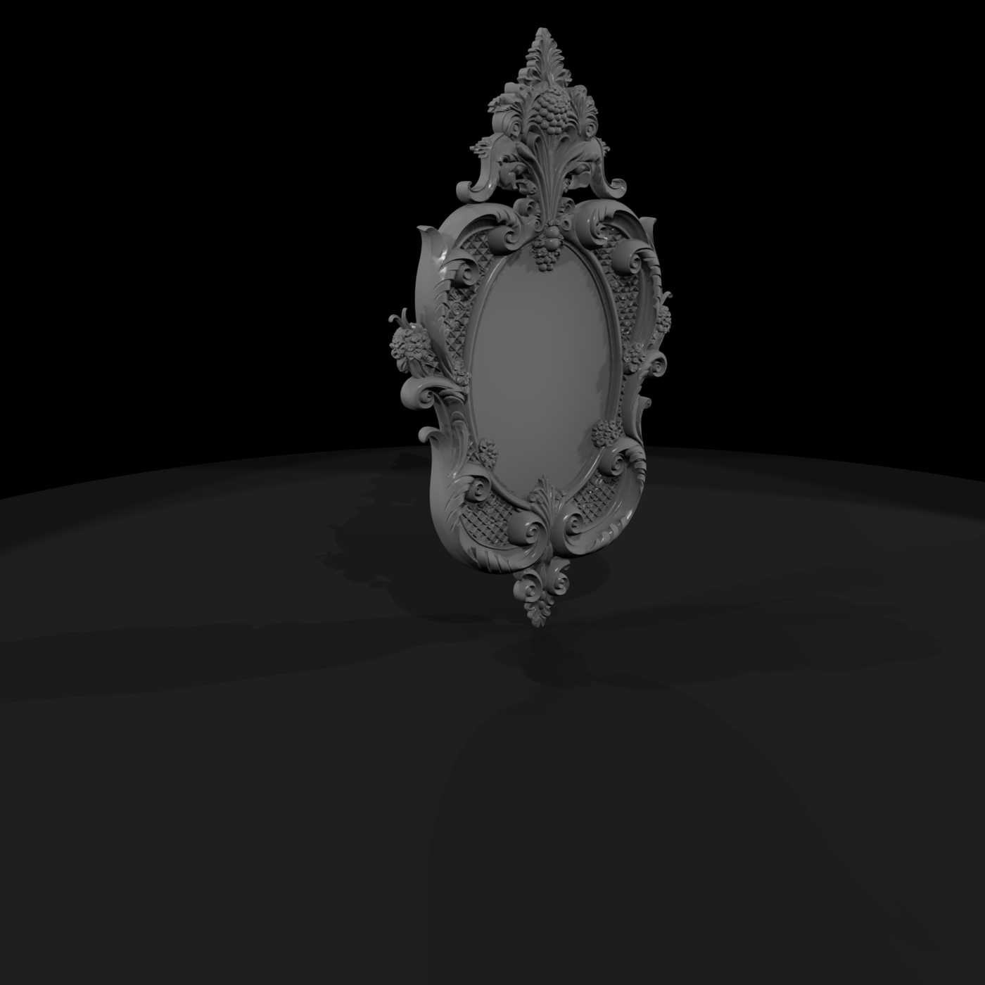 Rococo Baroque Ornate Wall Mirror Frame
