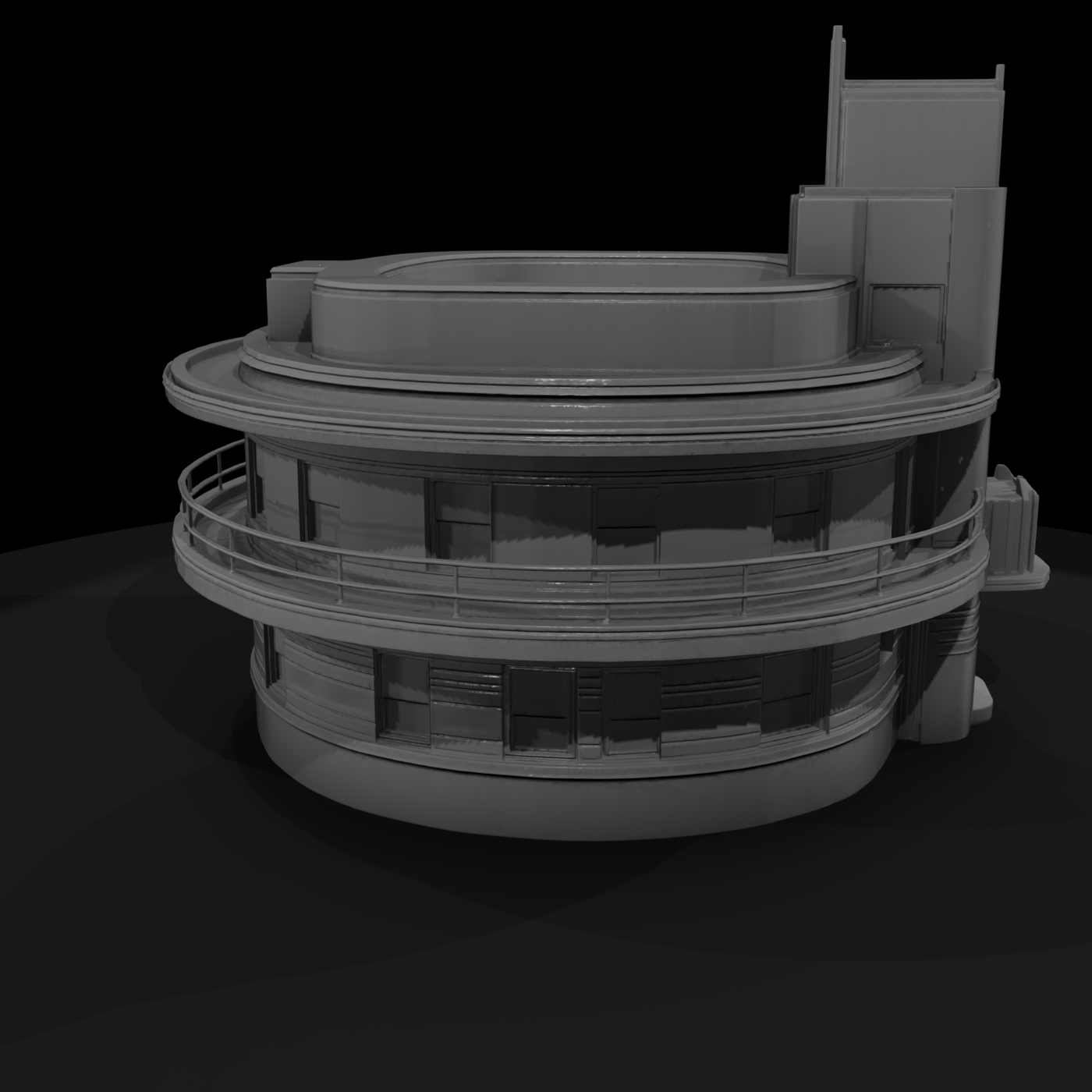 Streamline Moderne Art Deco Corner Apartment Building