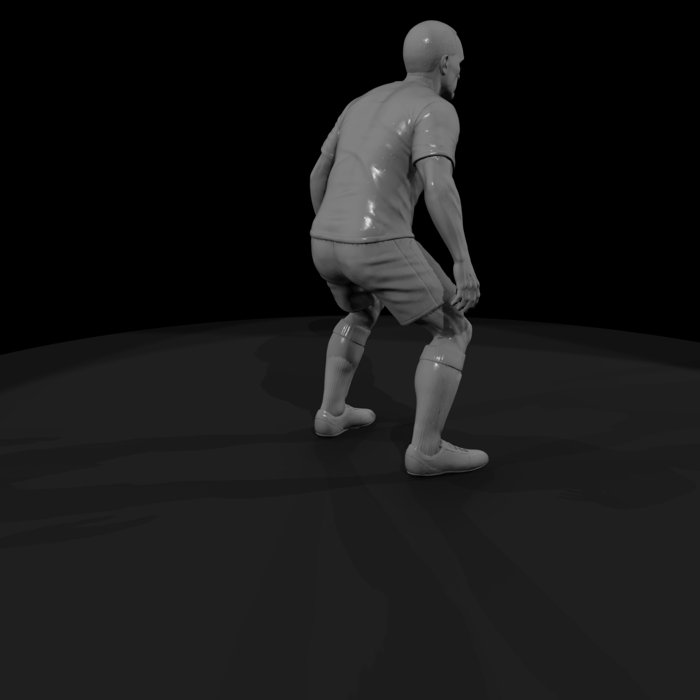 Adult Soccer Game Defender