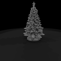 Decorated Christmas Tree with Snowman — thumbnail 4