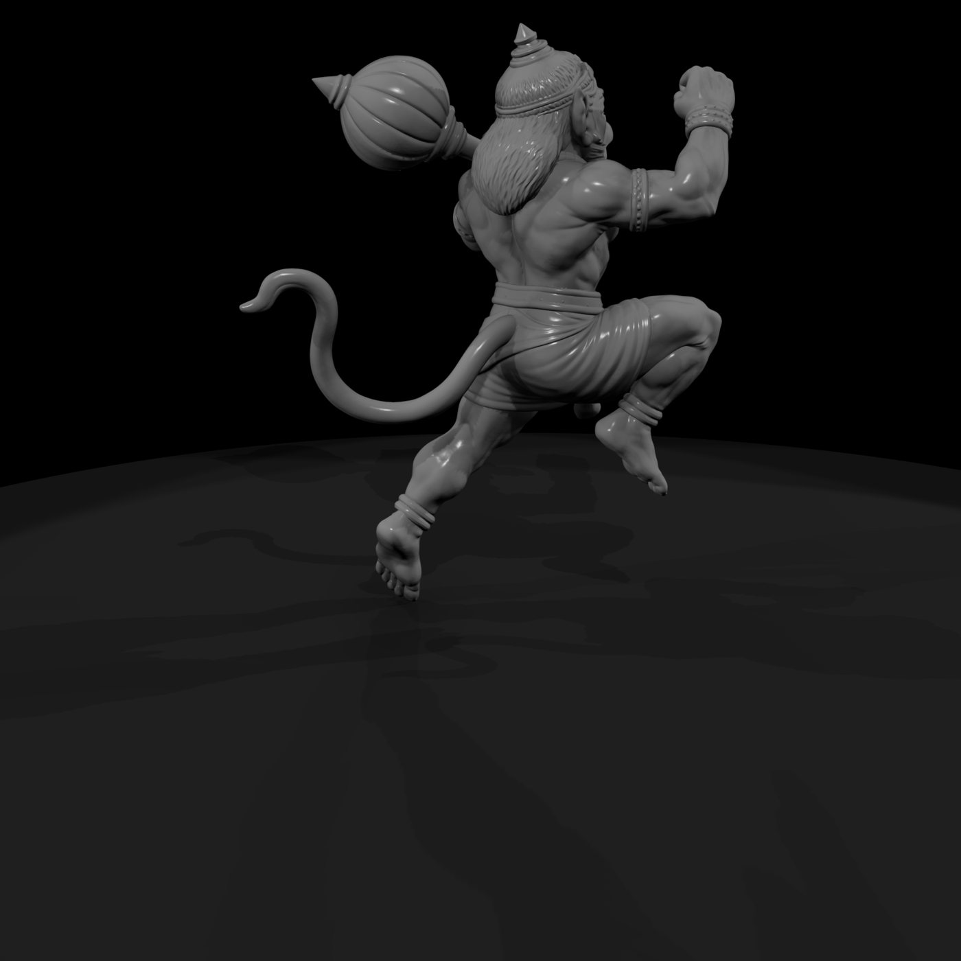 Myth 0430 Mythology Hanuman Miniature Figure