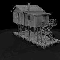 raised-wooden-shelter-small-pier-house-single-room-2b8668 — thumbnail 6