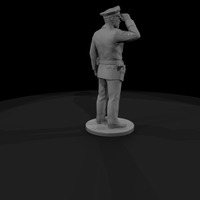1950s Police Officer Saluting — thumbnail 4