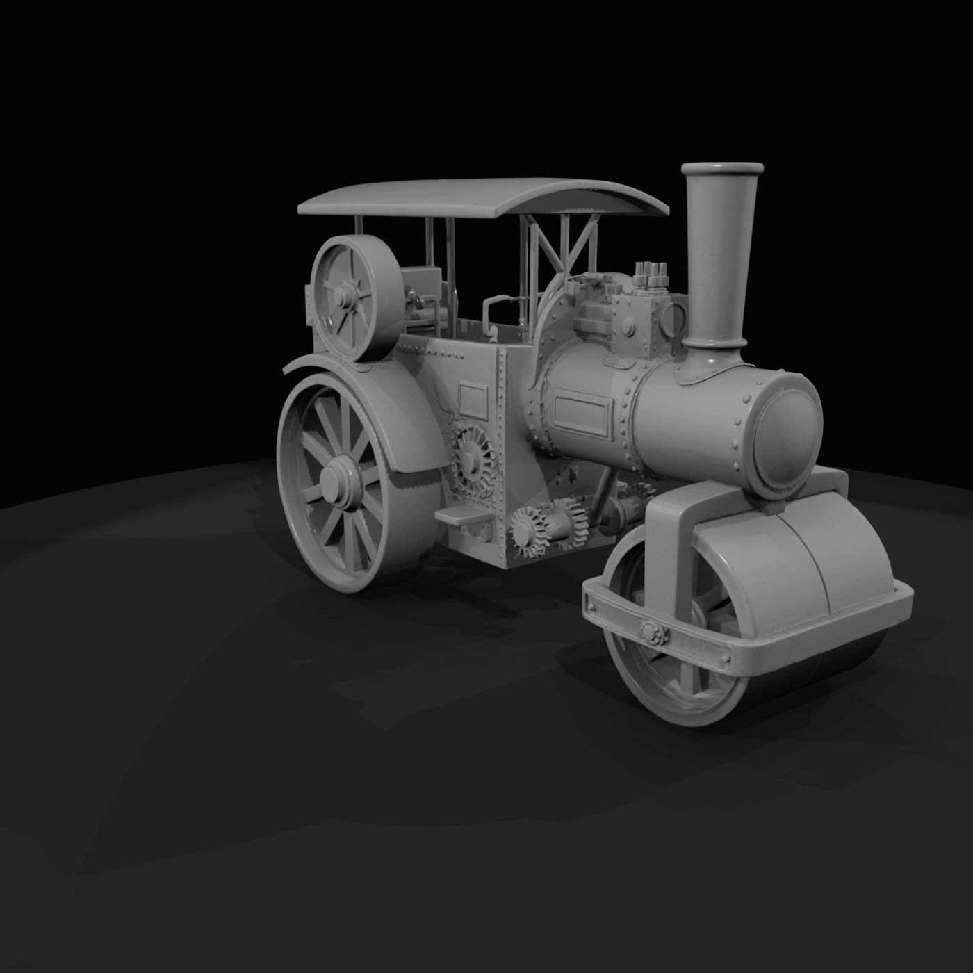 early-20th-century-steamroller-road-roller