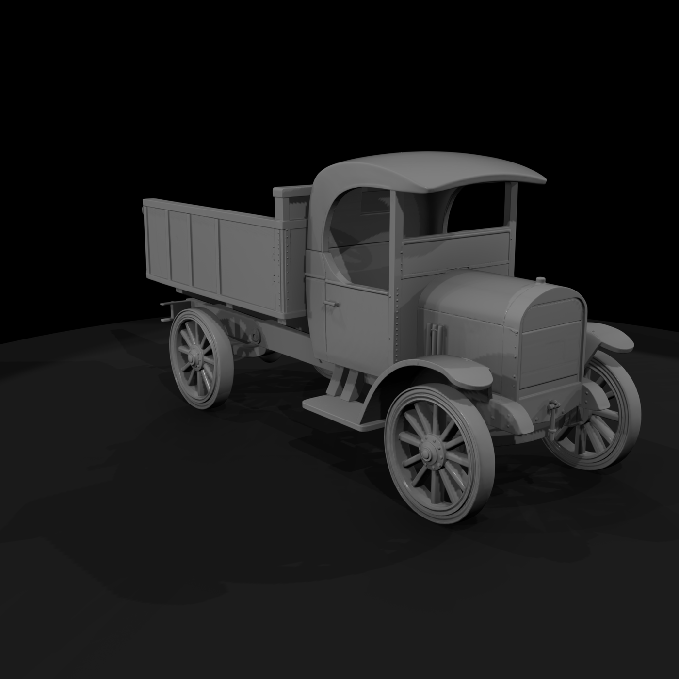 Early Vintage Dump Truck