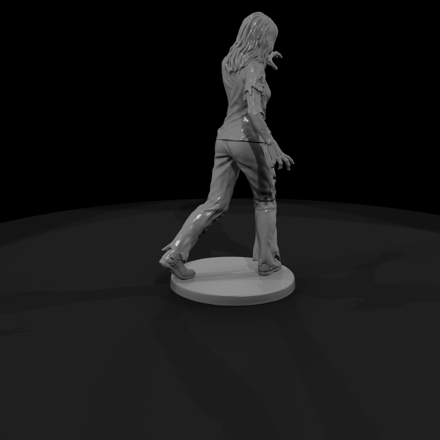 Shambling Zombie Woman