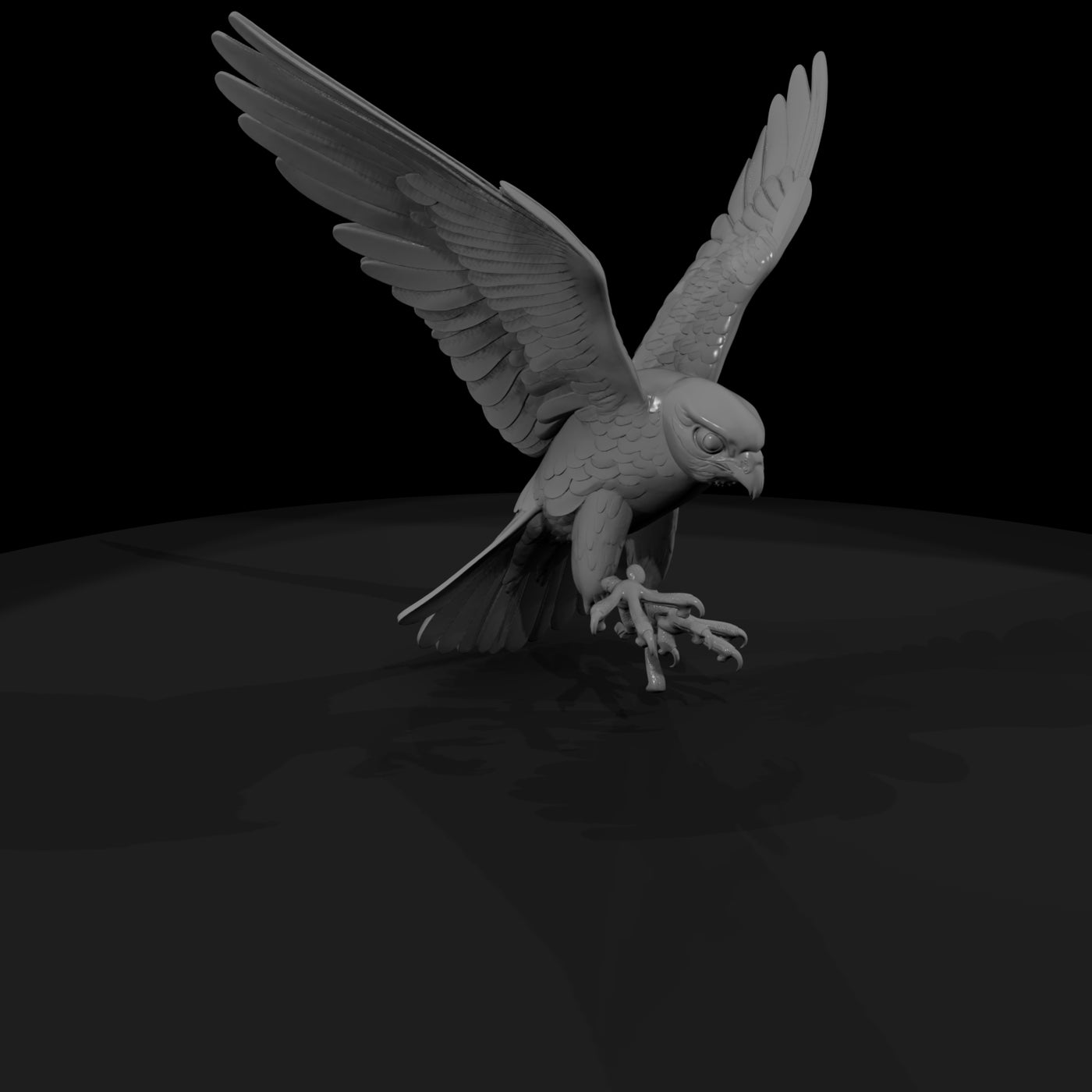 perching-falcon-miniature-sculpted-diorama-bird-404946