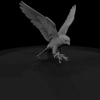 perching-falcon-miniature-sculpted-diorama-bird-404946 — thumbnail 4