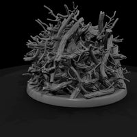 stylized-twig-pile-base-3d-model-ynmim5hc — thumbnail 3