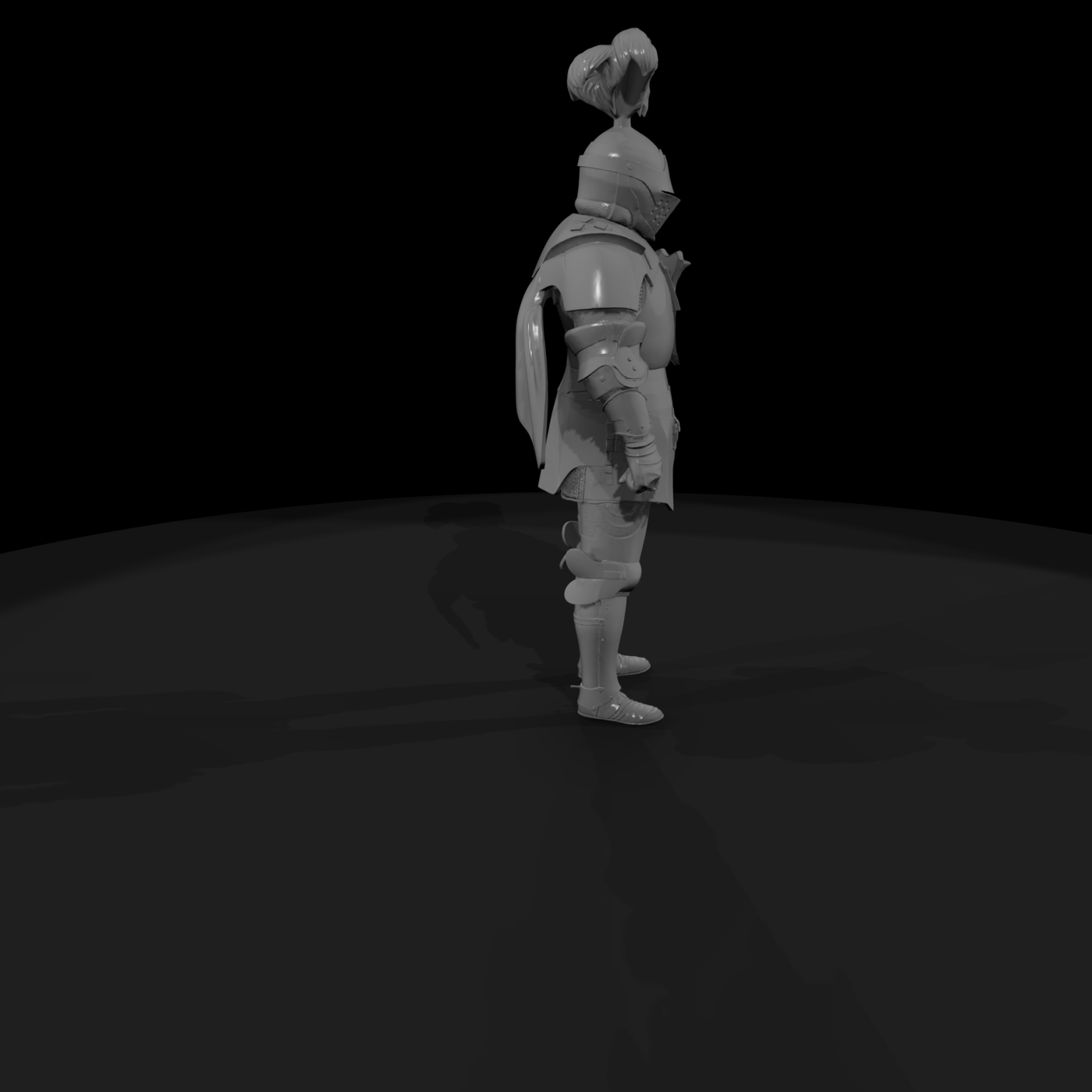 Stylized Medieval Knight Plate Armor — Accessory