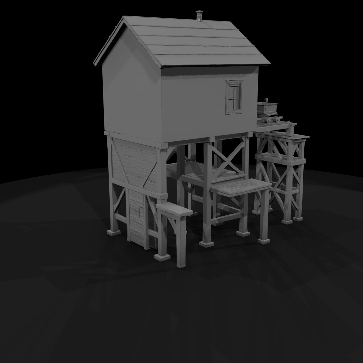 wooden-mining-shack-3d-model