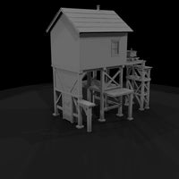 wooden-mining-shack-3d-model — thumbnail 5
