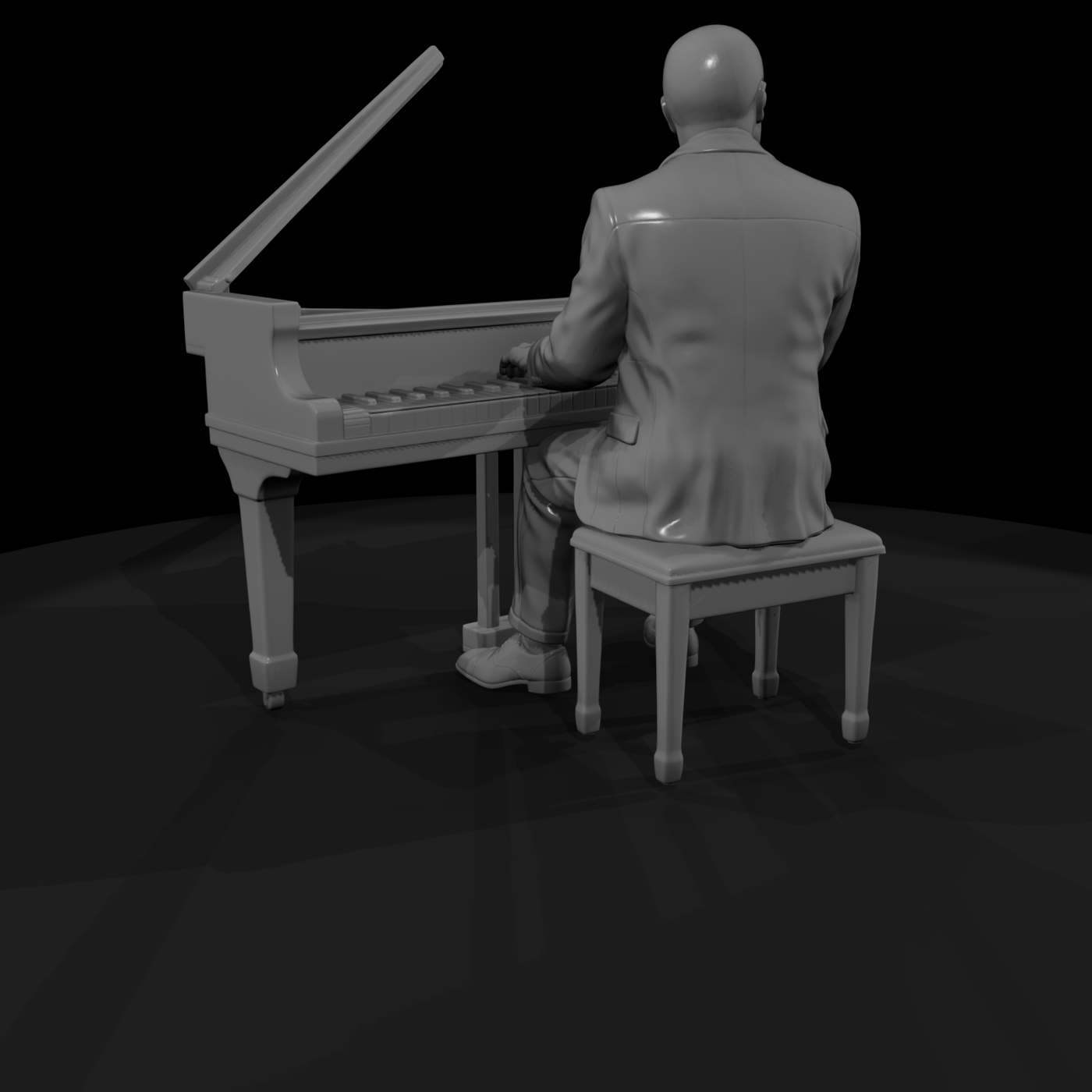 Bnd 076 Jazz Quartet Grand Piano