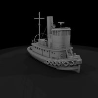 stylized_flat_shaded_steam_tugboat_3d_model — thumbnail 3