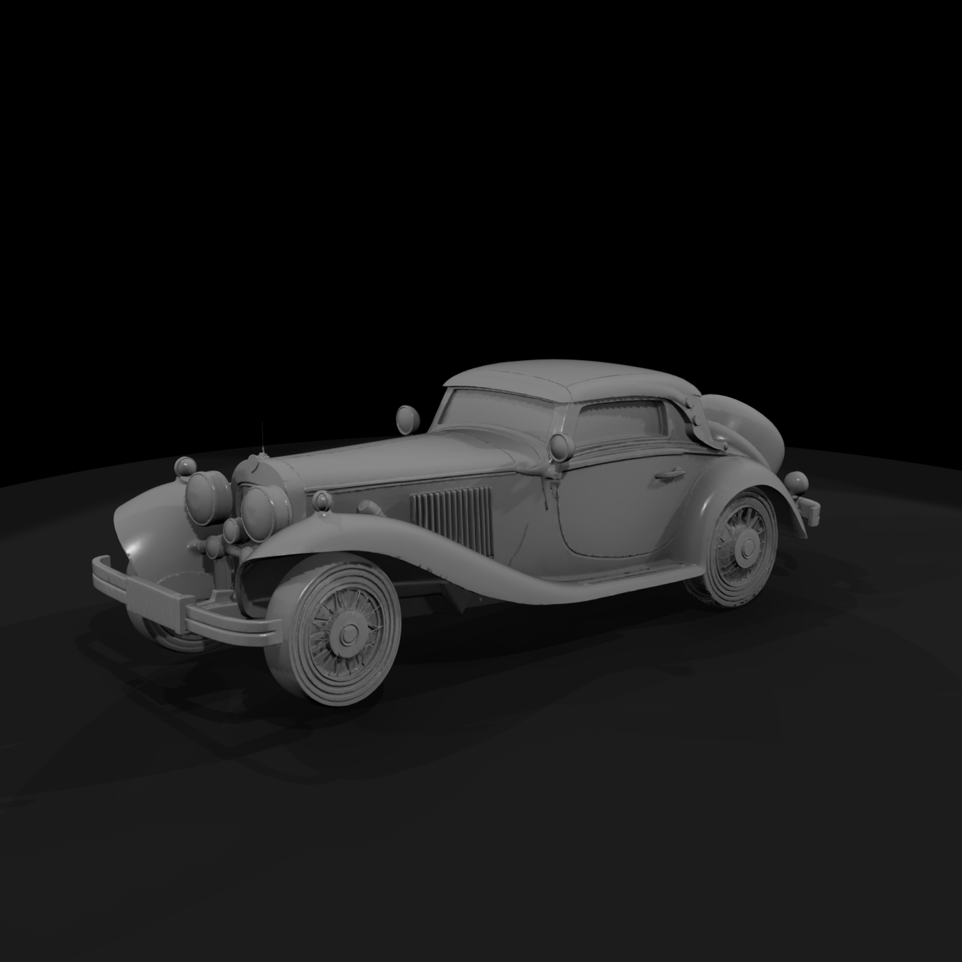 1930s Luxury Coupe Car