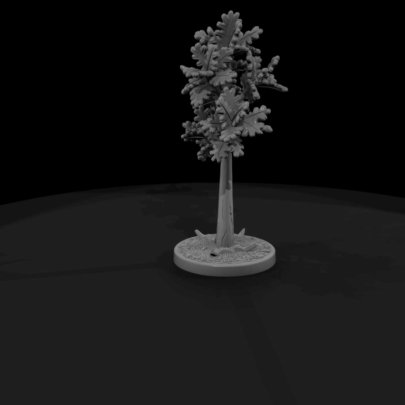 Stylized Oak Tree