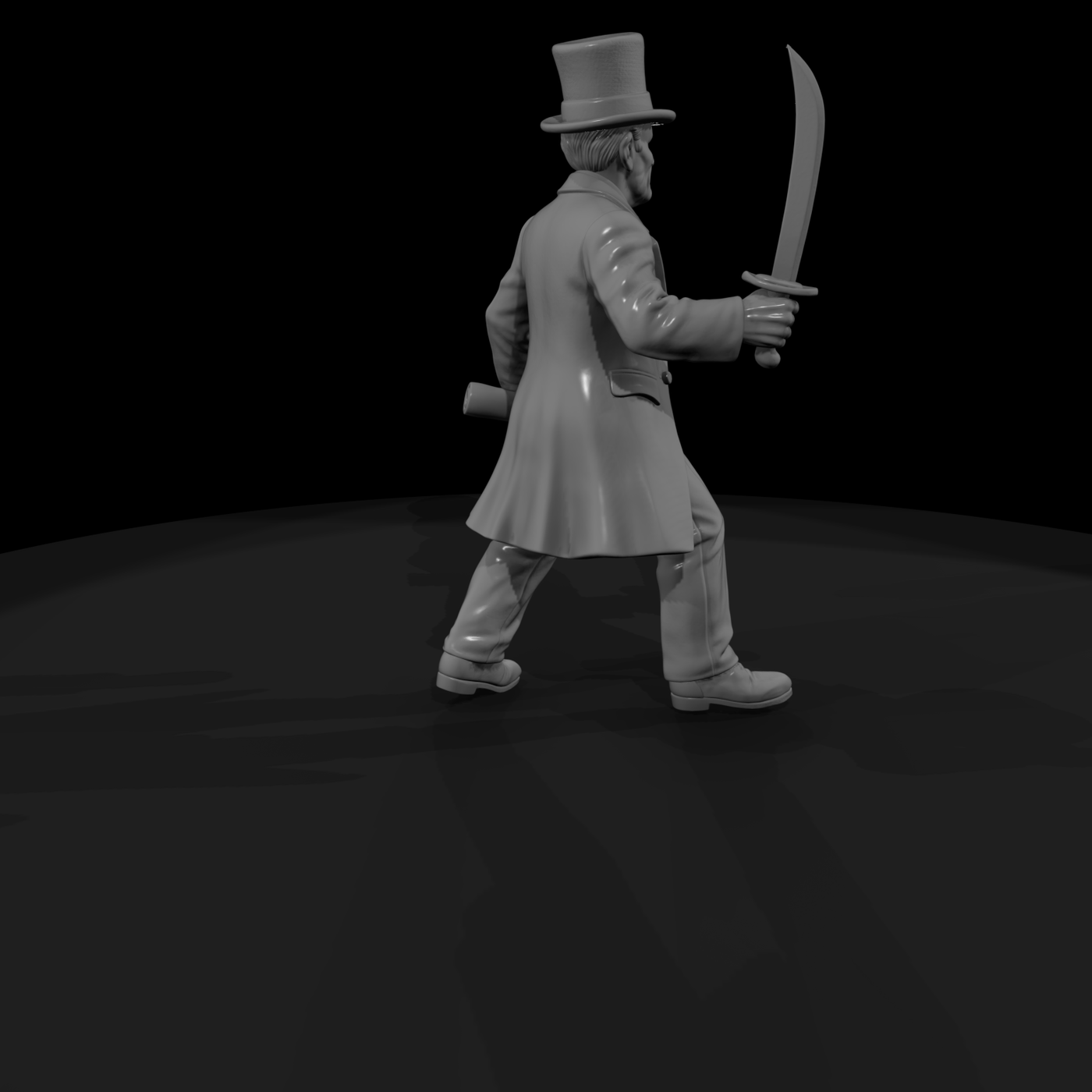 Hist 0167 Historical Abraham Lincoln Miniature Fig