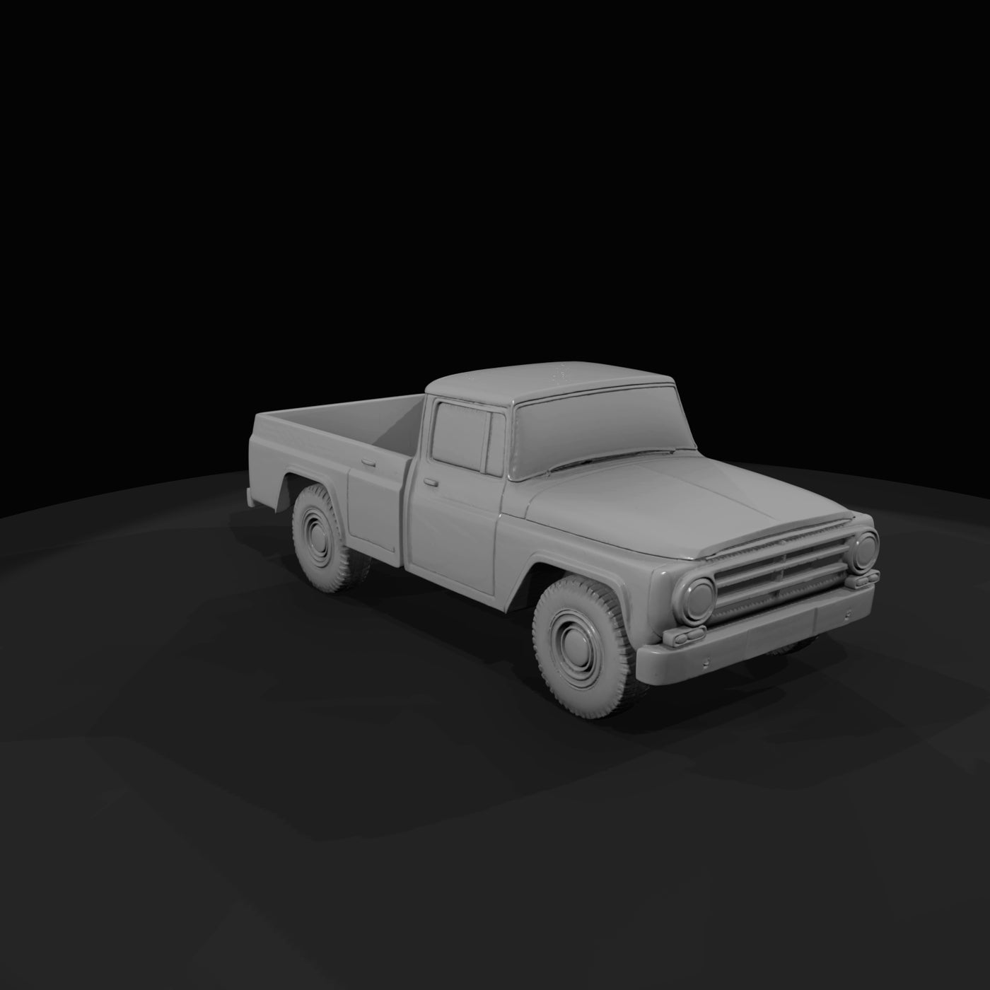 generic-mid-20th-century-american-pickup-truck-vintage-styling