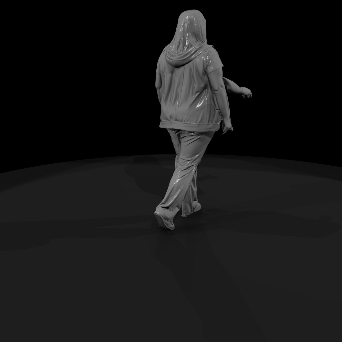 plus-size-woman-3d-model