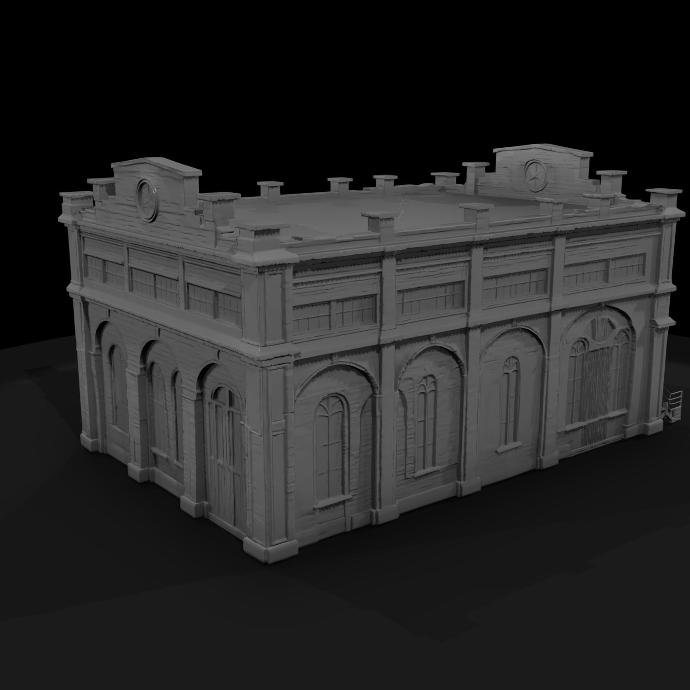 brick-building-3d-model