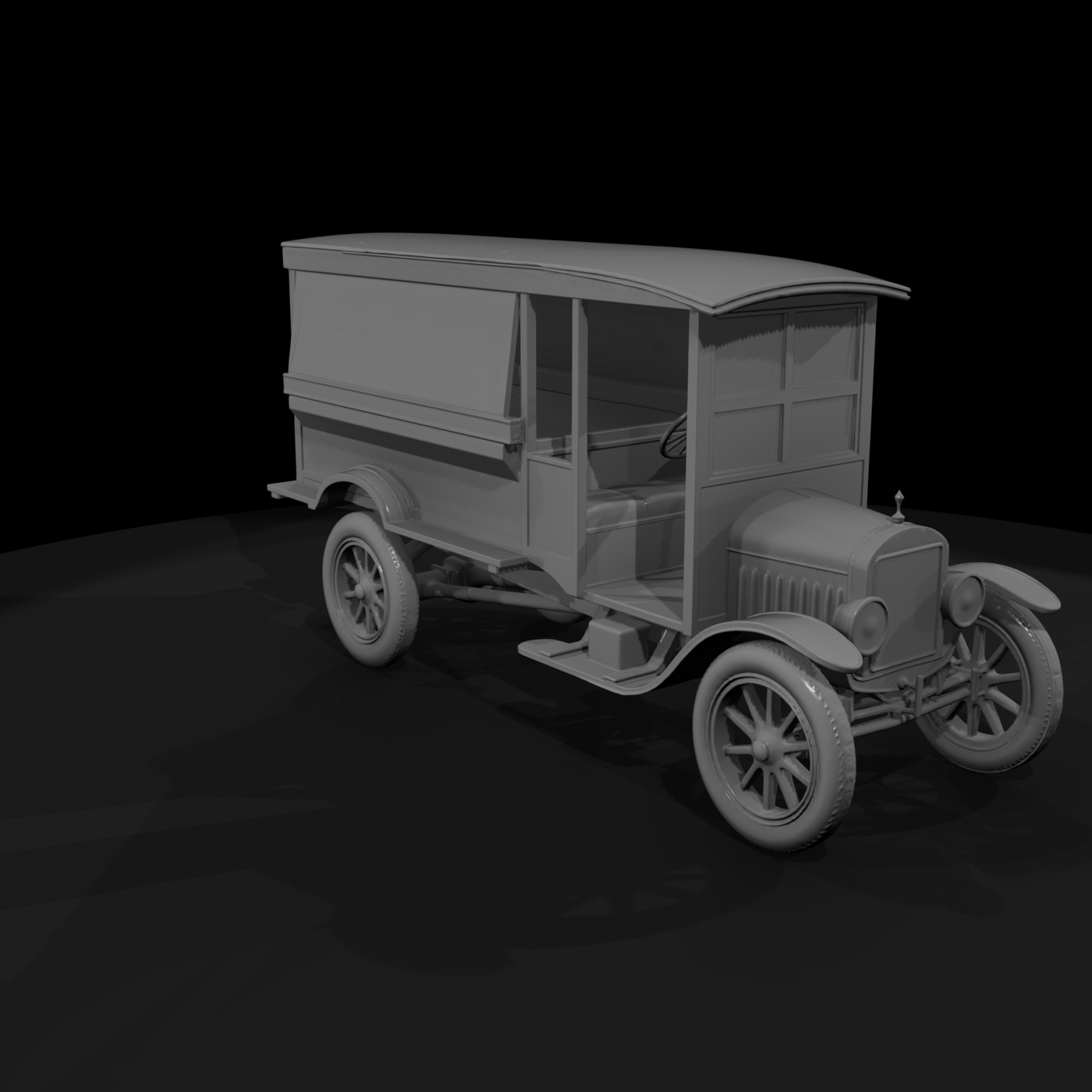 Vintage T‑Era Panel Delivery Truck