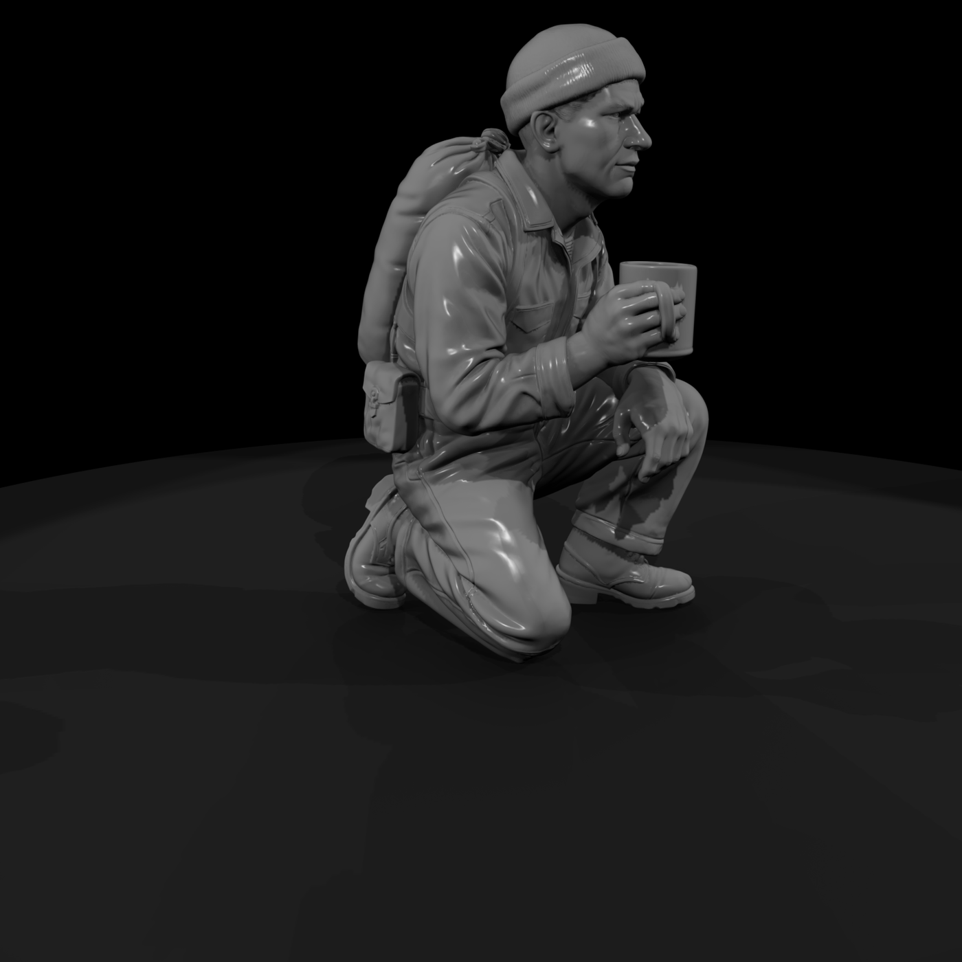 Ww2 Navy 084 Wwii U S Navy Off Watch Sailor Figure