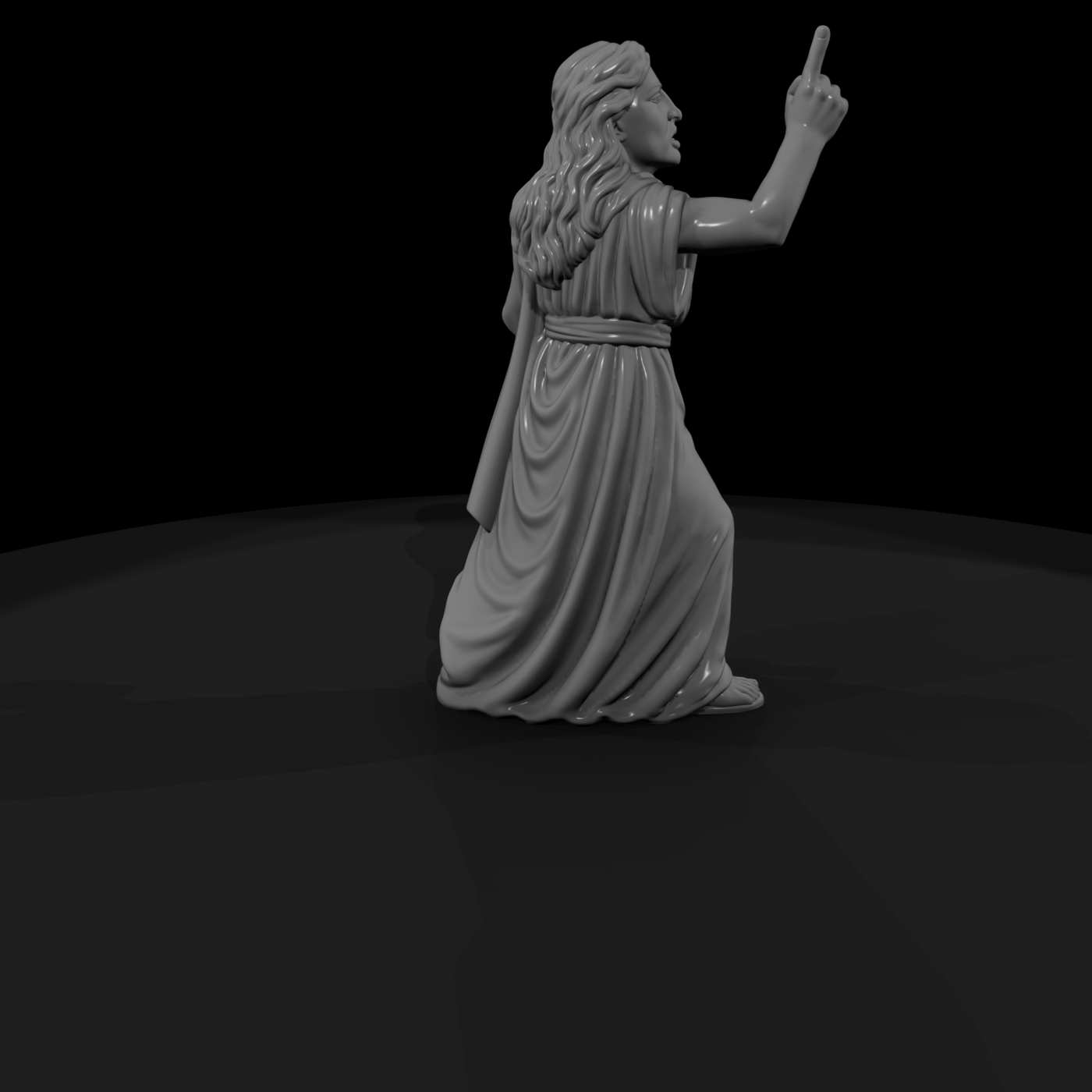 Myth 0276 Mythology Cassandra Miniature Figure