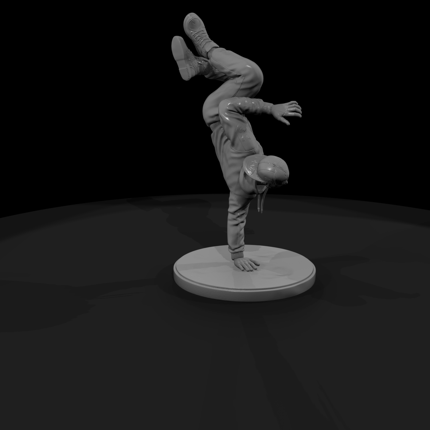 Breakdancer Freeze Pose