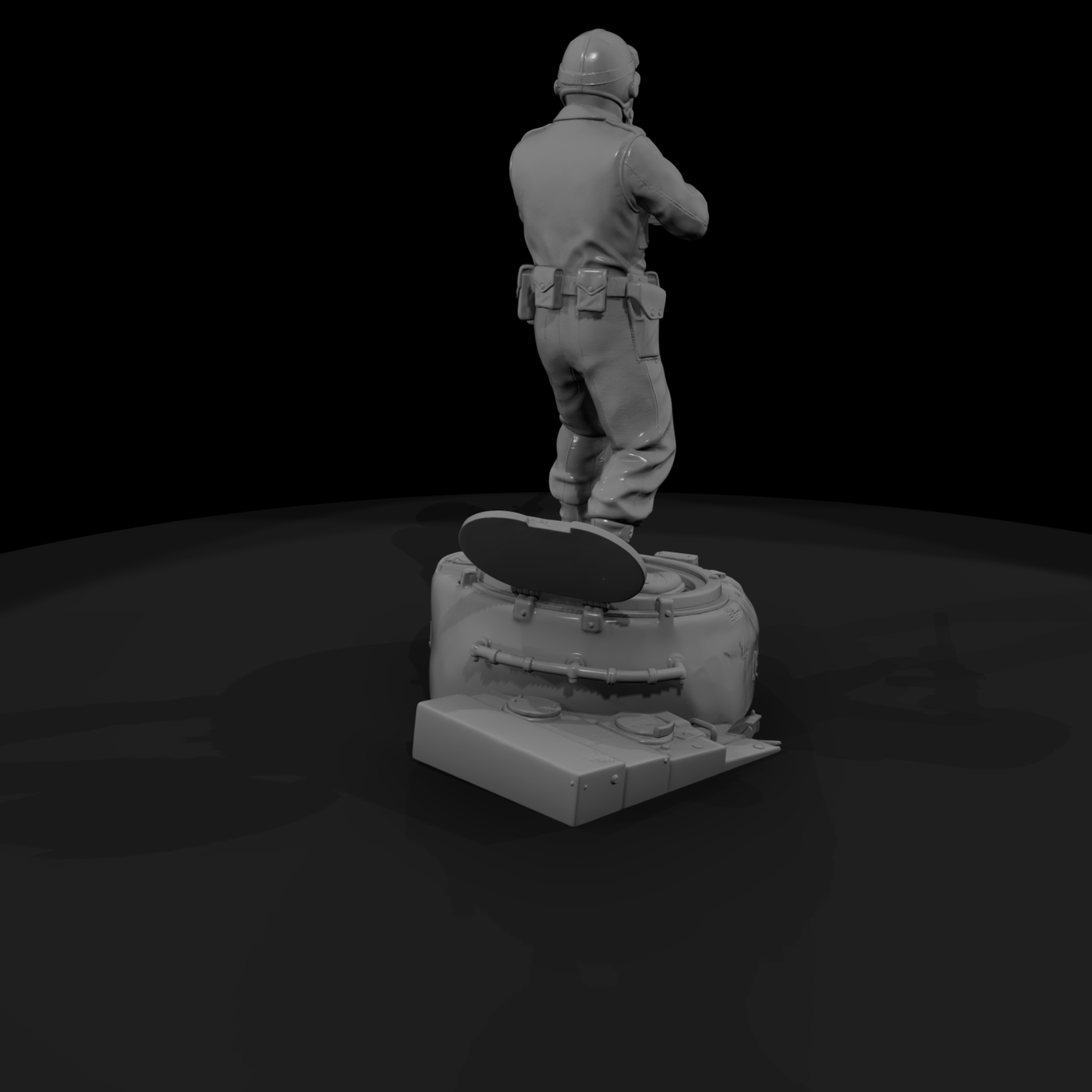 Ww2H 032 United States Sherman Tank Commander