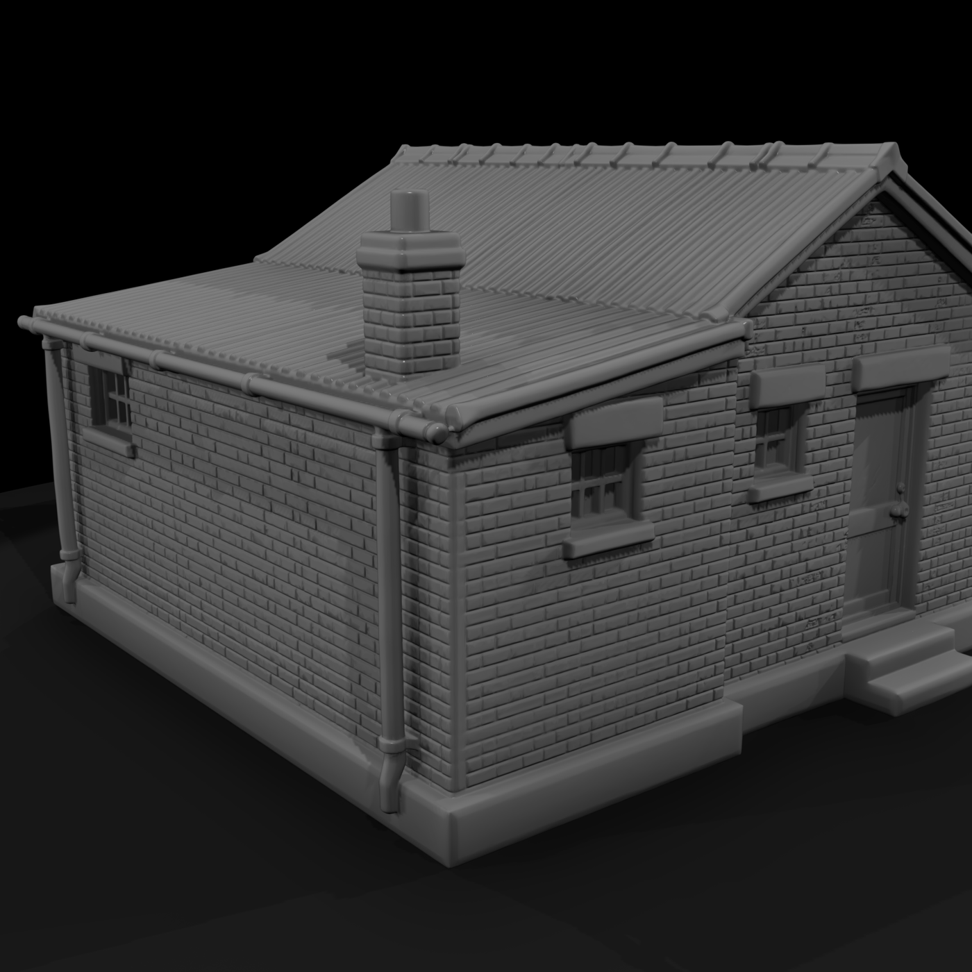 Wartime Brick Decontamination Block