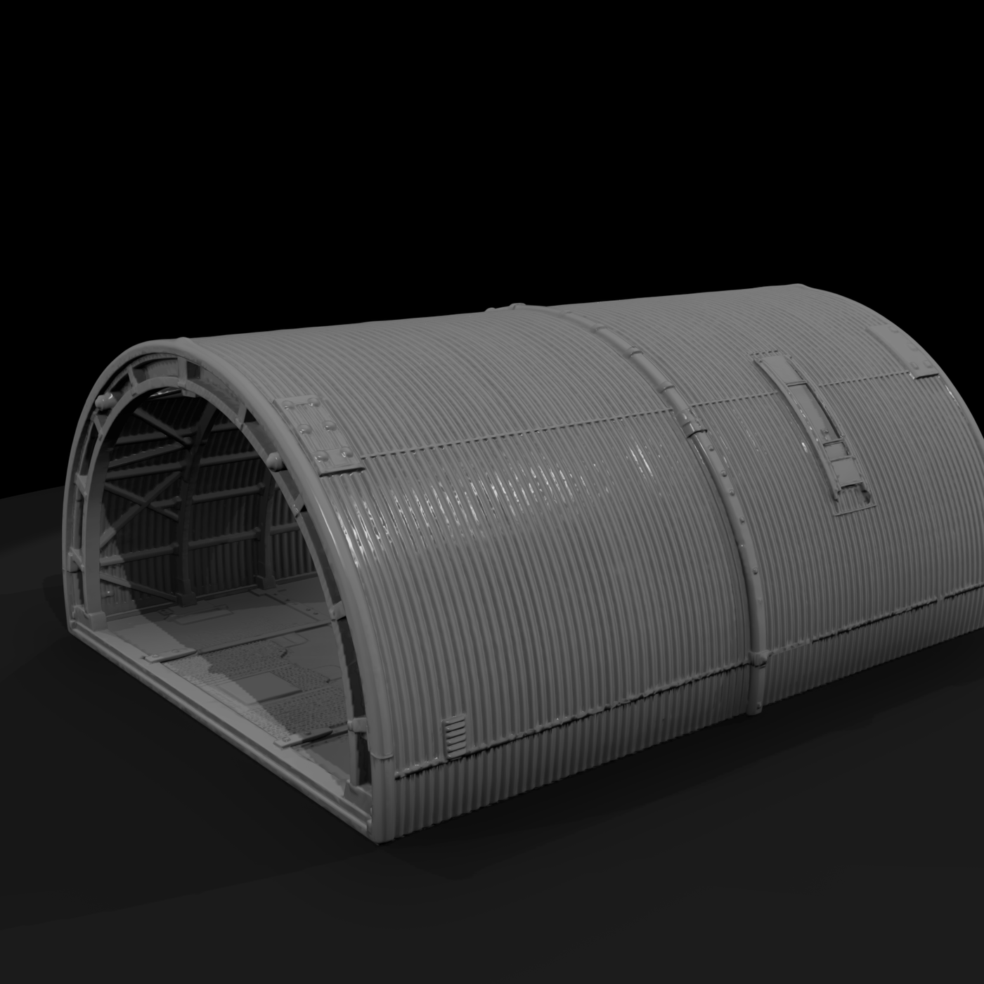 Mil 128 Ww2 England Blister Hangar