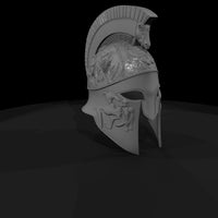 ornate-corinthian-greek-helmet-with-horse-crest-diorama-prop-213048 — thumbnail 4