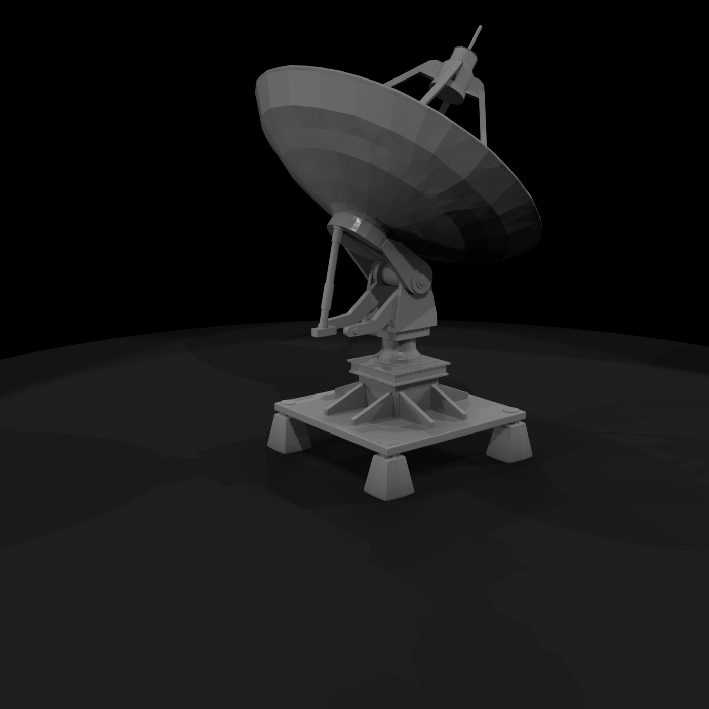 Parabolic Satellite Dish Antenna