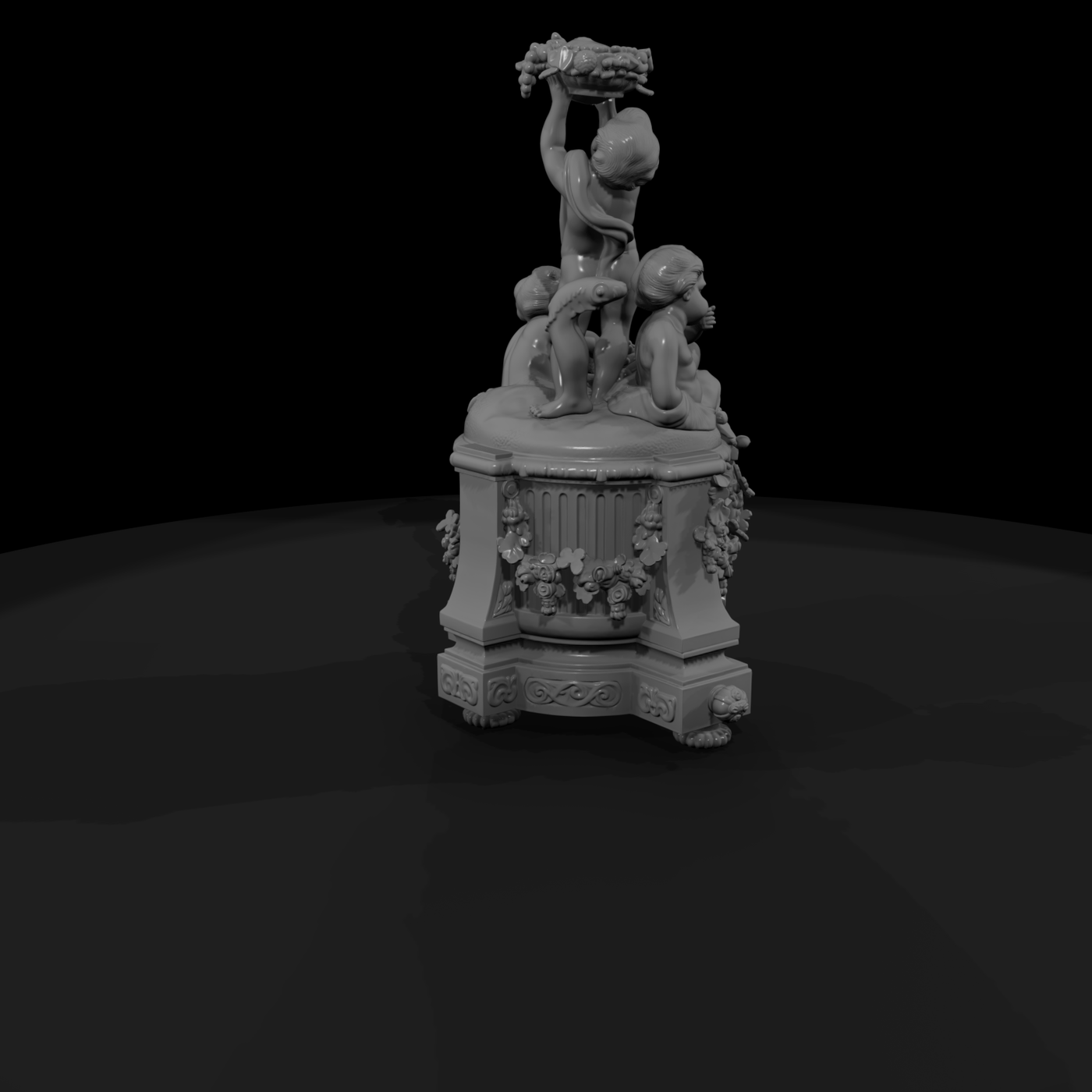 20260612 Gilded Cherub Clock E1A65C9Bb4