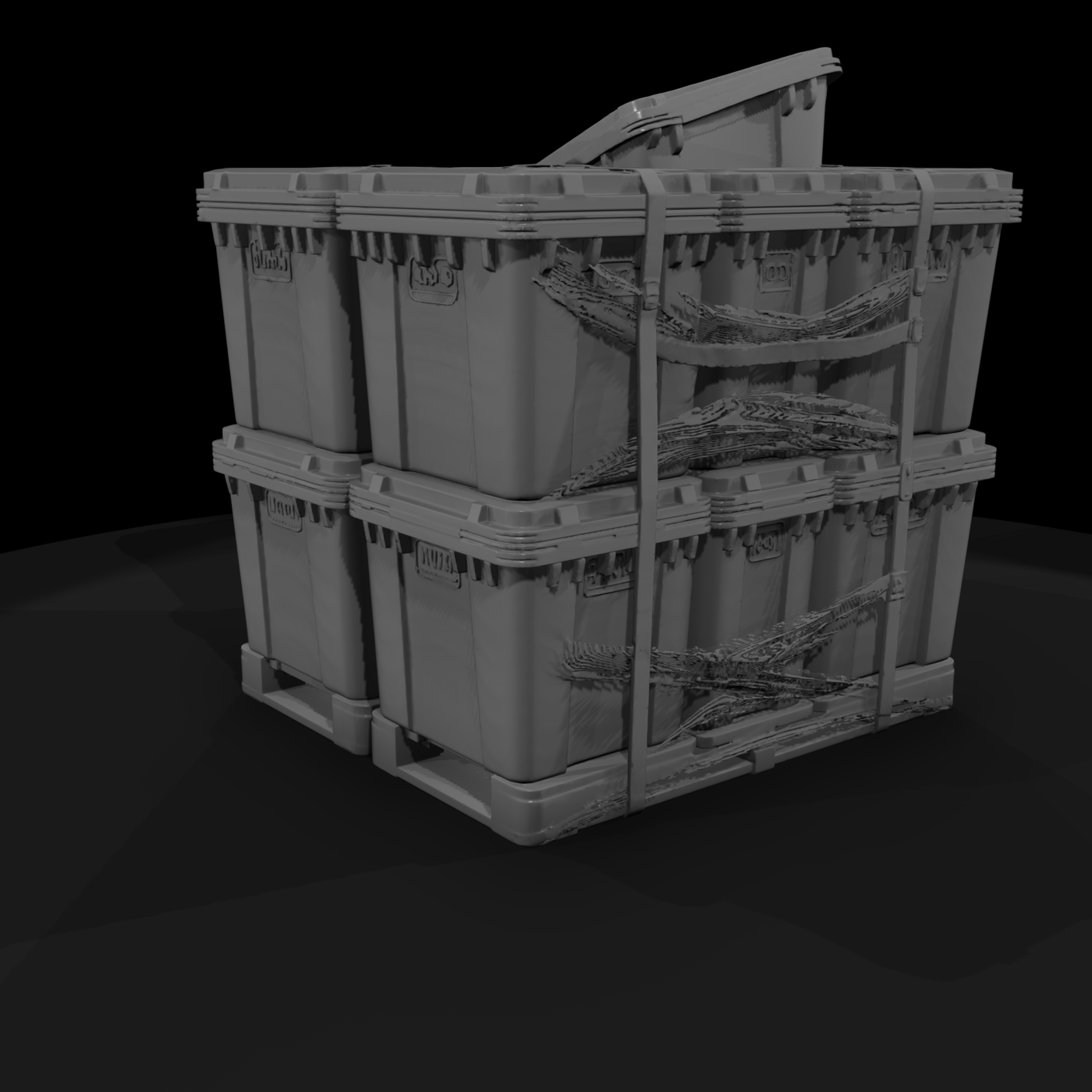 Industrial Storage Crate & Pallet