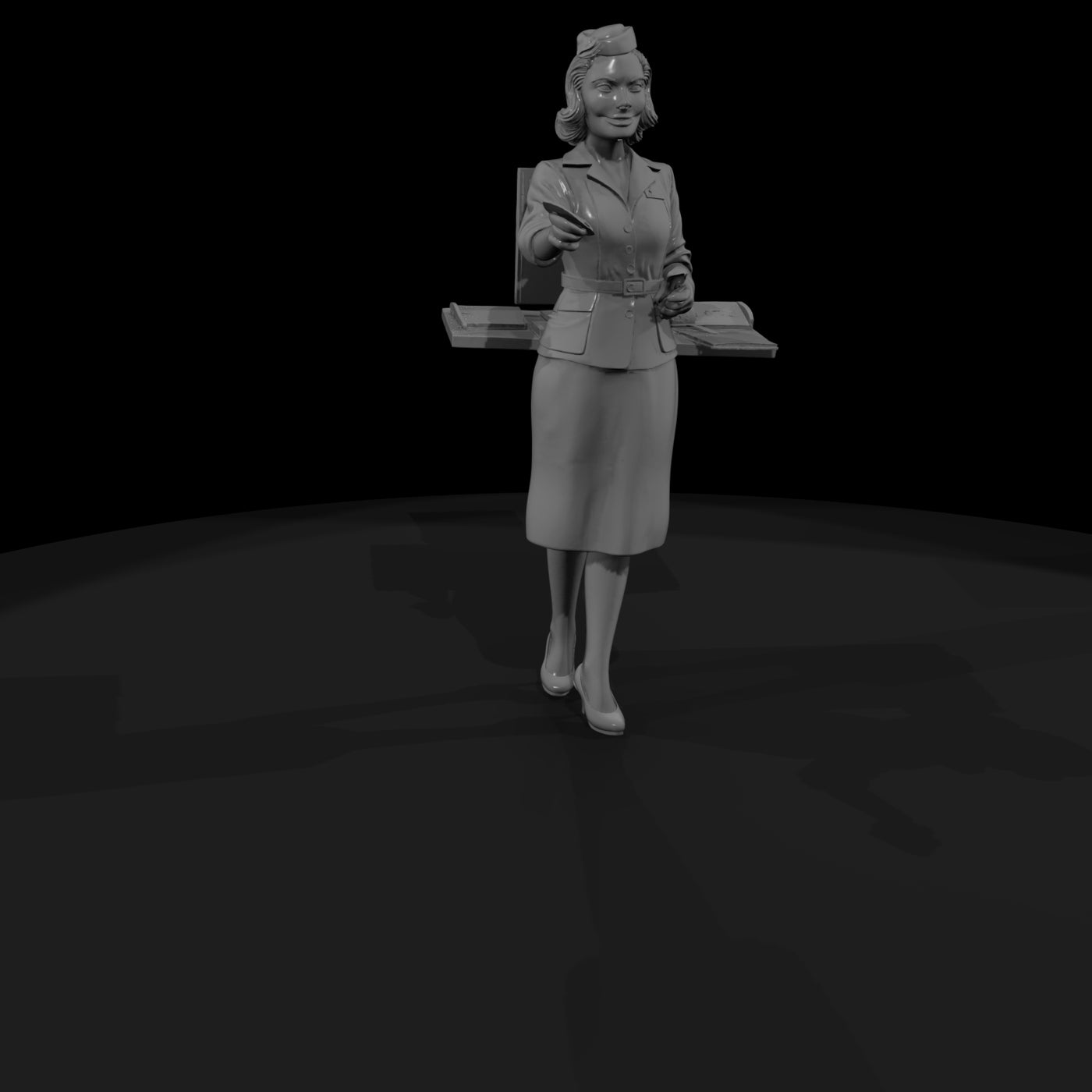 railroad-personnel-female-ticket-agent