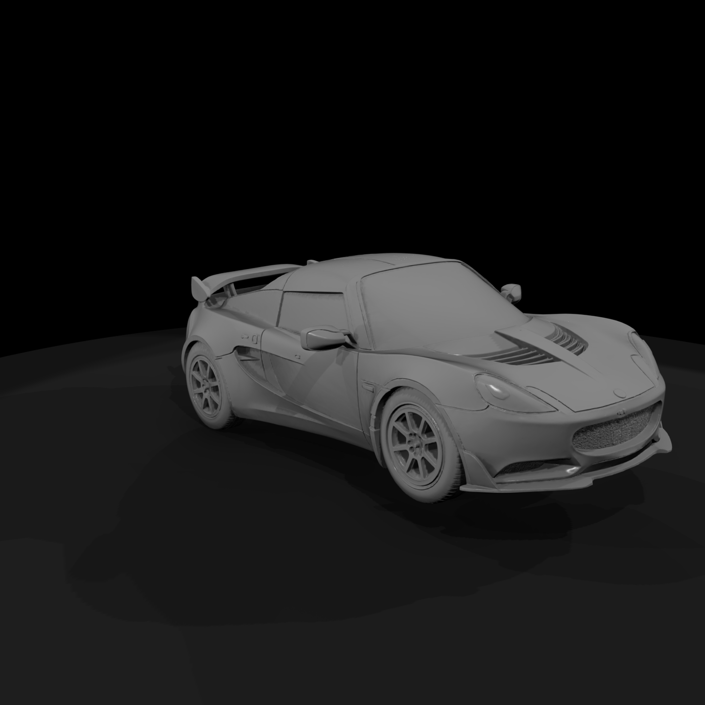 Track Sports Car ( Clay Study)
