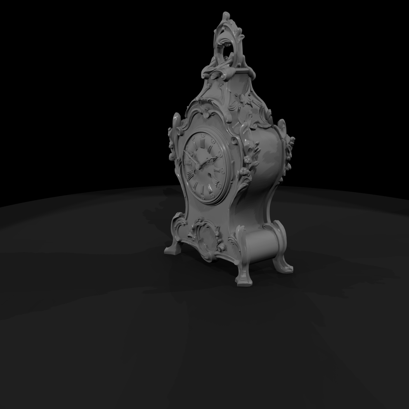 20260612 Ornate Gilded Mantel Clock 23E58Dbed1