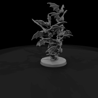 Vampire Bat Swarm on Bone-Strewn Base — thumbnail 4